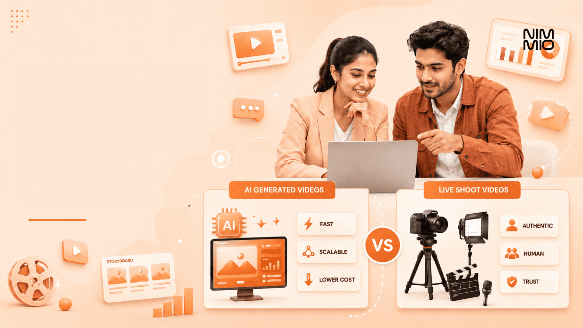 AI Generated Videos vs Live Shoot Videos: Which Is Better?